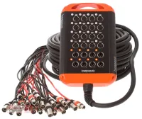 BESPECO XTRA1608L20 Мультикор 20 метров (кабель CVM), 16 входов (XLR F), 8 выхода (XLR M)