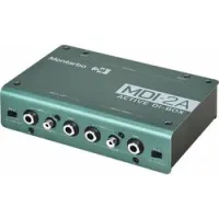 Montarbo mdi-2a  двухканальный активный ди-бокс, 2 х trs/ rca in, 2 х xlr out, 9 в батарея