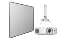 Комплект exell: интерактивная доска exelltech et-91 (ir94-40-16:10m) с короткофокусным проектором exd203stw и креплением dsm-14kw