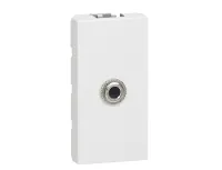 Розетка Jack 3,5мм [078773] Legrand [Mosaic] - для пайки - 1 модуль - белый