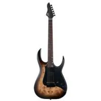 Mooer gtrs m810 natural burst  электрогитара со встроенным процессором, hh, цвет берст