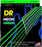 NGE7-10 Neon Green Комплект струн для 7-струнной электрогитары, никелированные, с покр., 10-56, DR