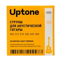 UPTONE Standard UA 009/045 струны для акустической гитары.Сердечник из высокоуглеродистой стали. Фосфорная бронза.