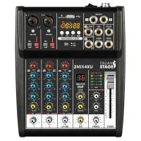 ITALIAN STAGE 2MIX4XU - 4-канальный микшерный пульт