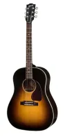 GIBSON J-45 Standard Vintage Sunburst леворукая электроакустическая гитара, цвет винтажный санбёрст