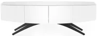 BDI Venue 8649W Satin White - Тумба 3-секционная под телевизор