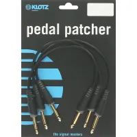 PP-JJ0030 Коммутационный кабель, 30см, прямой, 3шт, Klotz