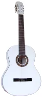 ARIA FIESTA FST-200 WH - классическая гитара, 19 ладов, верхняя дека: липа, задняя дека и обечайка: липа, гриф: нато, накладка: техвуд, цвет - белый