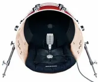 Rockbag rb22181b  подушка для бас-барабана с держателем для микрофона