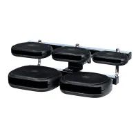 Meinl tmstb  набор пластиковых темпо блоков, 5 шт, цвет чёрный