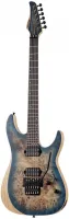 SCHECTER REAPER-6 FR SKY BURST (SSKYB) - 6-ти струнная электрогитара, 24 лада, корпус: болотный ясень с топом из капа, гриф: клён, орех со вставками из углеволокна, вклееный, накладка: черное дерево, звукосниматели: HH Schecter Diamond Decimator, FloydRos