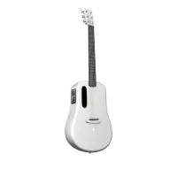 LAVA ME 3 36' White электроакустическая гитара со звукоснимателем и встроенными эффектами, материал: карбон, чехол Ideal Bag в к