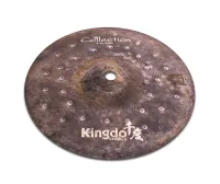 KINGDO 8" COLLECTION DRY SPLASH Тарелка сплэш 8" , сплав B20, Thin , без покрытия, глубокий, низкий, темный тембр с быстрым затуханием