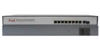 Qtex QI DA PSW8bt- Сетевой коммутатор, 600 Вт суммарная мощность, до 71 Вт на один порт, 8 портов с PoE