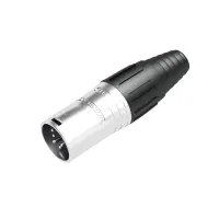 Seetronic SCSM5 Кабельный разъем XLR "папа", 5-ти контактный, никелированный корпус