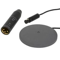 ClockAudio C 002EG-RF - Низкопрофильный для поверхностного монтажа всенаправленный конденсаторный микрофон, 3M cable terminated with Tini Q /  3 Pin XLR PPA-RF. Цвет серый