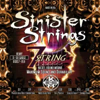 KERLY KQXS7-1158 Sinister 7 Strings Nickel Plated Steel Tempered струны для 7-струнной электрогитары