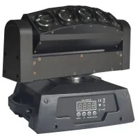 STAGE4 5WING 10XW HEAD Поворотная "голова" Beam с многолучевым эффектом “Веер”, смешение цвета RGBW. Источник света - 5 * 10W RGBW CREE, управление DMX-512 – 12 кан., вращение Pan/Tilt - 540°/270° 16 bit, строб, диммер, DMX-512/Master-slave/Auto/Sound, мо