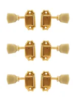 SD90-HAPM-SL-GG-L3+R3 Колки для гитары 3+3, локовые, золото, Gotoh