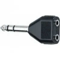 QUIK LOK AD72 адаптер, 2 входа Mono Jack 6.3mm (1/4') на 1 Mono Jack 6.3mm (1/4')