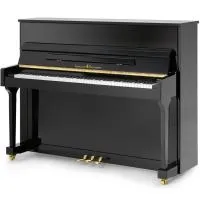 SCHULZE POLLMANN S 118A Black Gloss Пианино акустическое черное полированное высота 118 см