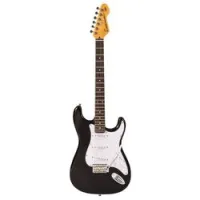 Encore e6blk  электрогитара, форма stratоcaster, sss, цвет черный