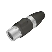 Seetronic SCWF5-67 Разъем Сannon кабельный 1шт., мама 5-ти контактный, покрытие контактов: золото. цвет: хром,