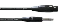 Cordial CIM 3 FV инструментальный кабель XLR female/джек стерео 6.3мм male, 3.0м, черный
