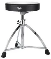PEARL D-730S- короткий стул для барабанщика с круглым сиденьем