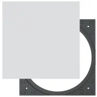 Sonance sq adapter ps-c83r/83rw white.квадратный гриль и адаптер для ps-c83rt и ps-c83rwt. цвет белый. 10 штук в комплекте.