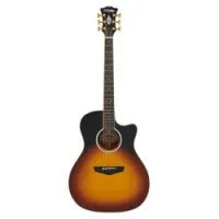 D'angelico excel gramercy vintage sunset  электроакустическая гитара с чехлом, цвет санберст