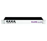 KLANG X-KG-QUELLE-19 Конвертер Dante в аналоговый сигнал со стерео предусилителем для 4 наушников (6,3" Jack stereo). Настраиваемый диапазон чувствительности (–12 / 0 / +12 dB). 44,1-192 кГц 24bit, низкий выходной импеданс. Сеть Dante™ (AES67) 8*8 каналов