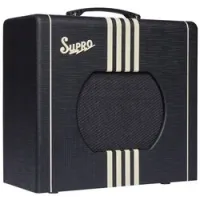 Supro delta king 10 black and cream  ламповый комбоусилитель, 5 ватт, 1 x 10"