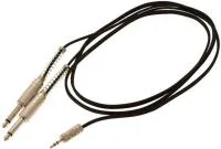 BESPECO BT550 Кабель готовый, JACK stereo 3.5мм (SS40)- 2 x JACK mono 6.3мм (S10M), длина: 1.5м