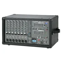 Phonic POWERPOD 740R Активный 7-и канальный микшерный пульт, 2х220Вт/4Ом (мост 440Вт/8Ом), USB, MP3
