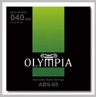 Olympia ABS 65 Acoustic 80/20 Bronze струны для 4-х струнных акустических бас гитар, натяжение Light, калибр струн .040w, .060w, .075w, .095w, мензура LONG
