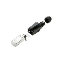 Adam hall 7887 - разъем rj45 cat5e, male, 8-pole, черный