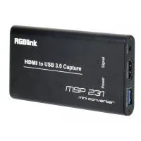 Rgblink устройство захвата видео сигнала rgblink msp231, hdmi в usb 3.0
