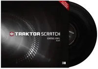 Native Instruments TRAKTOR SCRATCH Pro Control Vinyl-Программное обеспечение для PC. Цвет белый, черный, красный