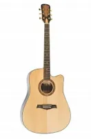 EXCALIBUR EF-610CFM гитара акустическая дредноут с вырезом, массив ели/палисандр, гриф кедр