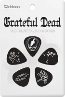 1CBK4-10GD1 Grateful Dead Медиаторы, черные, 10шт, 0,50мм, Planet Waves