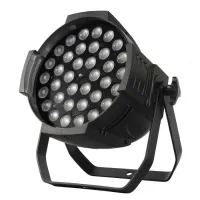 LC20306 светодиодный прожектор в корпусе PAR, регулировка луча 8°-60°, 36х10w RGBWA LED, 6/10 каналов DMX, габариты 300х295х420 мм, вес 4 кг, Lexor.
