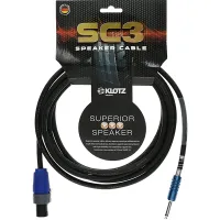 SC3-SP05SW SC3 Кабель акустический SpeakON-6.35мм, 5м, Klotz