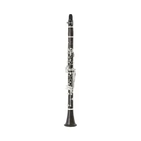 Uebel 425956 Кларнет ADVANTAGE L, строй Bb, 18 клапанов, 6 колец,  отборное гренадильное дерево, эргономичный дизайн, мензура  "Advantage", рычаг Eb, 2 бочонка, регулируемый упор для большого пальца, кожаные подушки, посеребренная механика, мундштук Vando