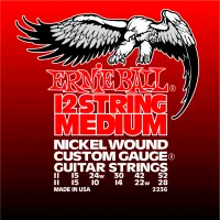 Ernie Ball 2236 струны для 12стр. эл.гитары Nickel Wound Medium 12 (11-11.15-15.24w-10.30-14.42-22w.52-28)
