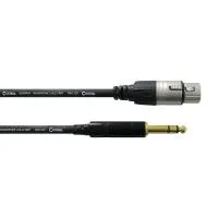 Cordial CFM 9 FV инструментальный кабель XLR female/джек стерео 6.3мм, 9.0м, черный