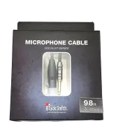Blacksmith microphone cable vocalist series 9.8ft vs-stfxlr3  микр кабель, 3 м, прям jack + xlr мама