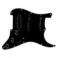 FENDER PRE-W PG STRAT HSS SHAW/G4 BWB пикгард для гитары модели Stratocaster, цвет чёрный