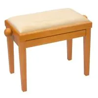 Банкетка для пианино Palette HY-PJ018 натуральное дерево, сатинированная, вельвет