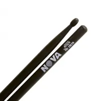 VIC FIRTH NROCKB Барабанные палочки серии Nova, орех, черные, NROCKB